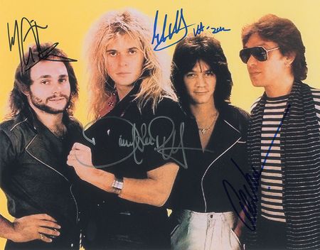 Lot #803 Van Halen Signed Photograph - Image 1