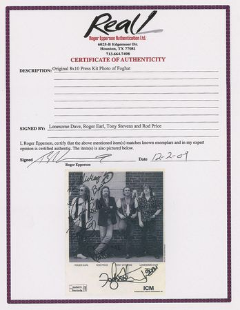 Lot #777 Foghat - Image 2