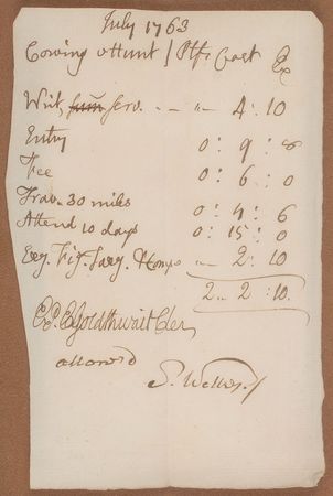 Lot #3 John Adams Handwritten Document - Image 2