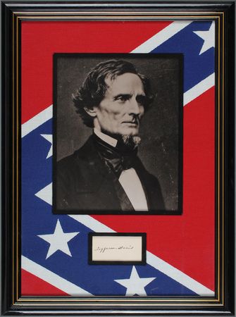 Lot #393 Jefferson Davis Signature - Image 1