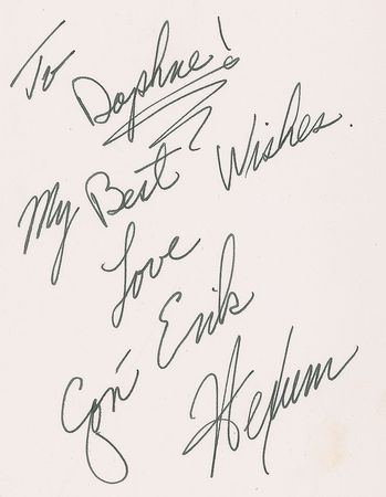 Lot #846 Freddie Prinze and Jon-Eric Hexum Signature - Image 1