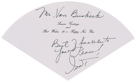 Lot #427 WWII: Tokyo Rose Greeting Card - Image 1