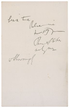 Lot #628 Bram Stoker Handwritten Letter Signed - Image 2