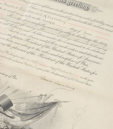 Lot #41 Grover Cleveland Signed Document - Image 2