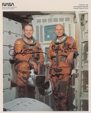 Lot #510 STS-3 and STS-7 Signed Photographs - Image 1