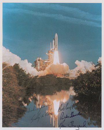 Lot #510 STS-3 and STS-7 Signed Photographs - Image 2