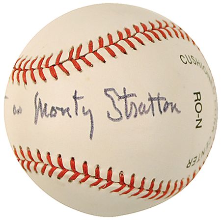 Lot #893 James Stewart Baseball - Image 2