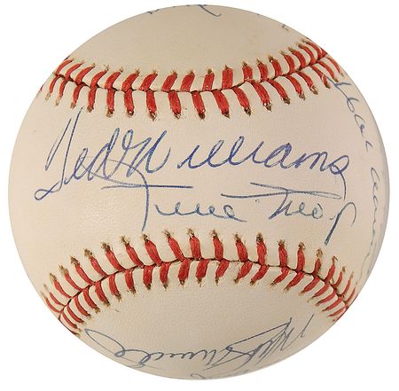 Lot #902 Baseball: 500 Home Run Club Baseball - Image 2