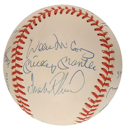 Lot #902 Baseball: 500 Home Run Club Baseball - Image 4