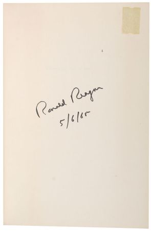 Lot #117 Ronald Reagan Book - Image 1