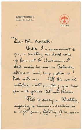 Lot #527 Maynard Dixon: Rare sketch by the great Western modernist - Image 1