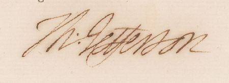 Lot #6 Thomas Jefferson: Rare twice-signed 1793 Jefferson document, confirming salaries for George Washington and John Adams as required by the Constitution - Image 3