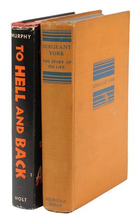 Lot #429 Sgt. Alvin C. York and Audie Murphy Books - Image 3