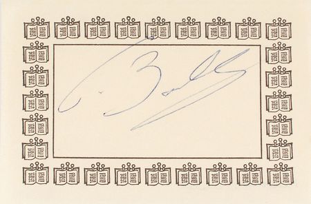 Lot #640 Pierre Boulle Signature - Image 1