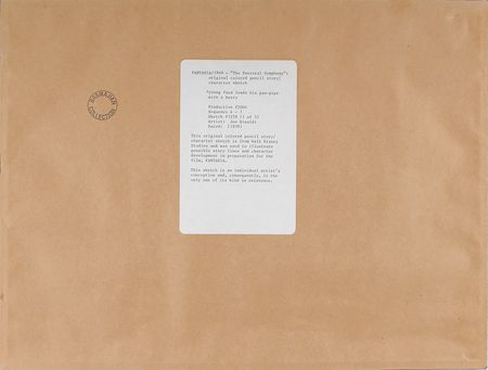 Lot #568 Disney: Fantasia: Salvaged from the ?morgue,? a beautifully preserved piece from Fantasia, one of Disney?s earliest masterpieces - Image 3