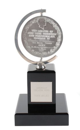 Lot #850 Tony Award: Tony Award for 1977’s Best Musical—the quintessential Annie - Image 2