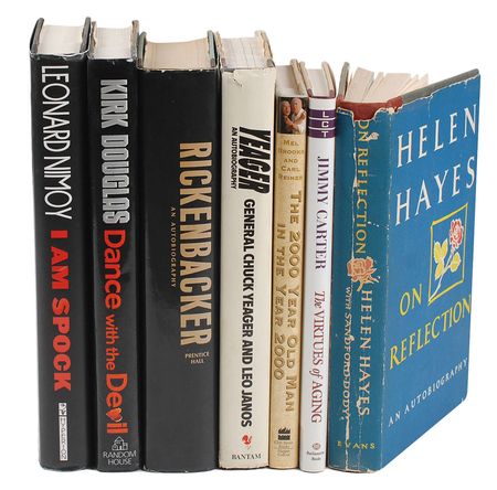 Lot #889 Signed Books Books - Image 1