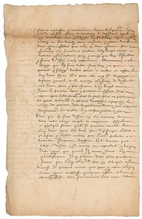 Lot #245 Marie de Medici: Rare, lengthy document from the Medici queen - Image 3