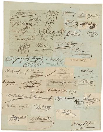 Lot #425 French Revolution: Enormous French Revolution collection, including Saint-Just, Talleyrand, Brunel, and Garat - Image 4