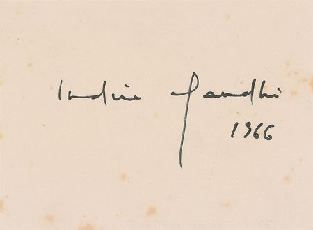Lot #328 The Nehru-Gandhi Family: Three generations of Indian prime ministers - Image 2