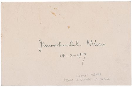 Lot #328 The Nehru-Gandhi Family: Three generations of Indian prime ministers - Image 3