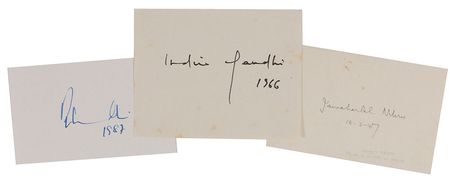 Lot #328 The Nehru-Gandhi Family: Three generations of Indian prime ministers - Image 4