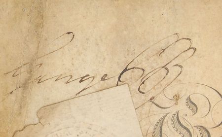 Lot #308 King George IV Signed Document - Image 2