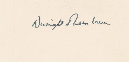 Lot #91 Dwight D. Eisenhower Signature - Image 2