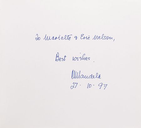 Lot #221 Nelson Mandela Book - Image 1