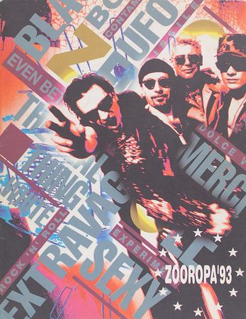 Lot #811 U2: Program used for the Zoo TV Tour - Image 3