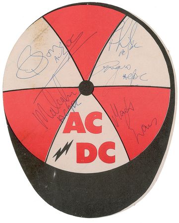 Lot #790 AC/DC Sticker - Image 1