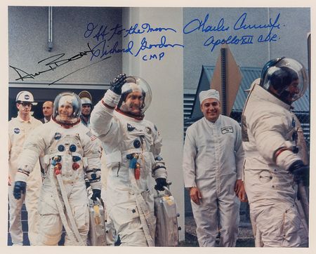 Lot #485 Apollo 12 Signed Photograph - Image 1