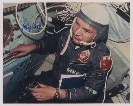 Lot #536 Alexei Leonov and Valeri Kubasov Signed Photographs - Image 1