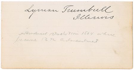 Lot #273 Civil War Politicians - Image 1