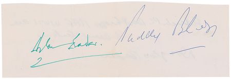 Lot #406 Douglas Bader Signed Photograph and Signature - Image 2