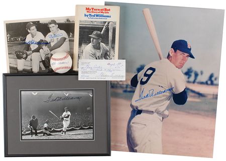 Lot #1025 Ted Williams Group Lot - Image 1