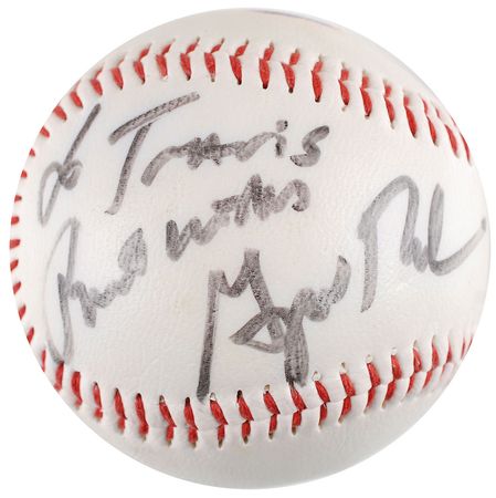 Lot #115 George W. Bush Baseball - Image 1
