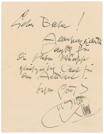 Lot #553 Gustav Klimt: Boldly penned by Vienna’s famed ‘golden’ painter - Image 2