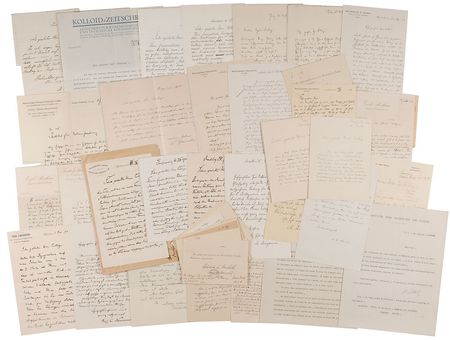 Lot #163 Ludwig Boltzmann: Tremendous archive of influential early scientists and mathematicians, including Planck, Sommerfeld, Van der Waals, Frege, and Zeeman - Image 2