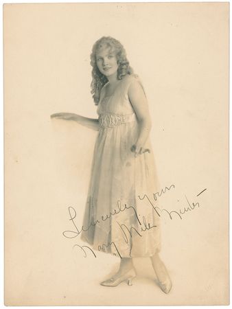 Lot #939 Mary Miles Minter Signed Photograph - Image 1
