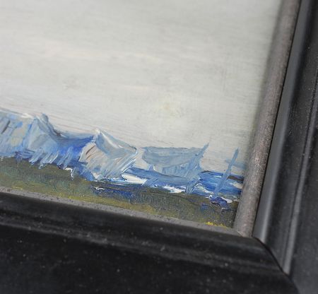 Lot #884 Katharine Hepburn: Beautiful seascape by the esteemed actress - Image 4