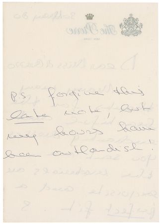 Lot #882 Audrey Hepburn: Fabulous swatch and design sketch for ?the beautiful and enchanting dresses you sent me?the materials are exquisite and a perfect fit? - Image 5