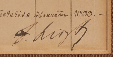 Lot #733 Franz Liszt Signed Document - Image 3