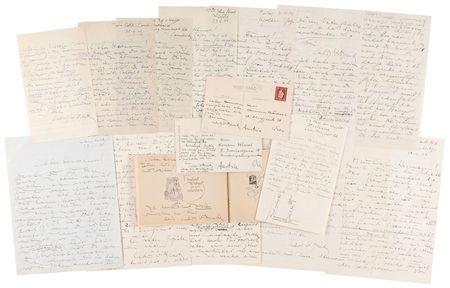 Lot #201 Ludwig Wittgenstein: ?To truly think, and think deeply, and then to follow the drift of one?s thought, that too is hard, for it requires a dashed amount of courage (O, if only I had it!)? - Image 1