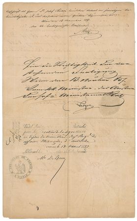 Lot #728 Carl Czerny Signed Document - Image 4