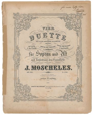 Lot #775 Ignaz Moscheles - Image 2