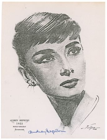 Lot #878 Audrey Hepburn Volpe Print - Image 2