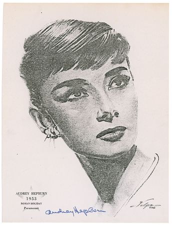 Lot #878 Audrey Hepburn Volpe Print - Image 1