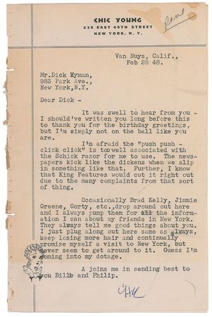 Lot #622 Chic Young - Image 2