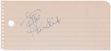 Lot #803 Jimi Hendrix Signature - Image 1